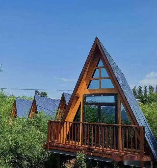 A-Frame Cabin Cluster for Scenic Destinations